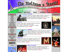 Tablet Screenshot of italianiaparigi.com